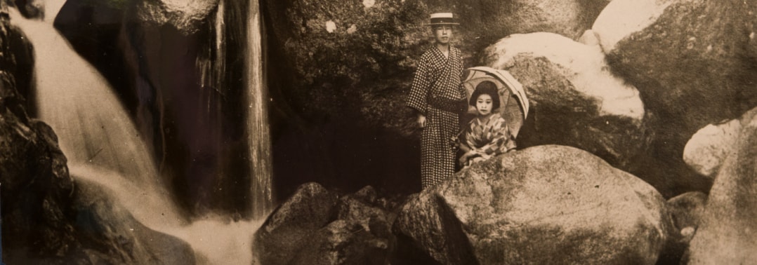 昭和３年頃 湯の山温泉を訪れた観光客